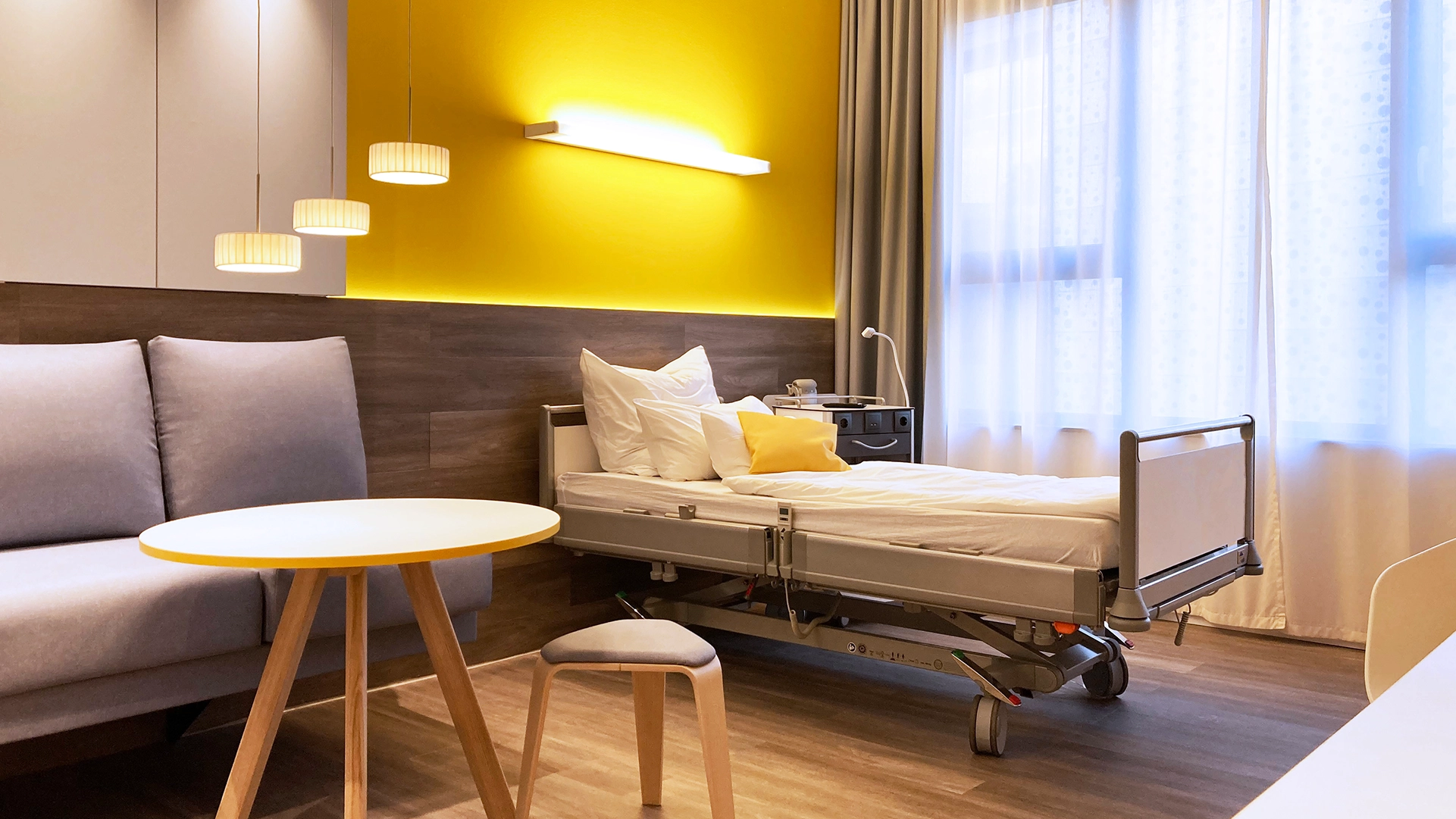 Wahlleistungskomfort im Patientenzimmer nach consus-Wahlleistungsstandard Abbildung Wahlleistungskomfort im Patientenzimmer nach consus-Wahlleistungsstandard