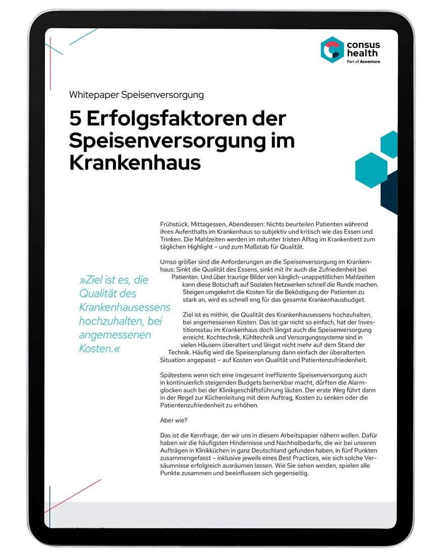 Whitepaper 5 Erfolgsfaktoren für die Speisenversorgung im Krankenhaus Screenshot zu Risikofaktoren aus dem Whitepaper Steri-Risiken von consus.health